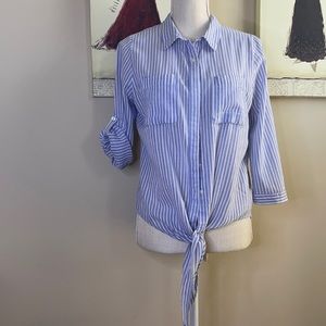 Olive & Oak Striped Shirt. -  Q-42